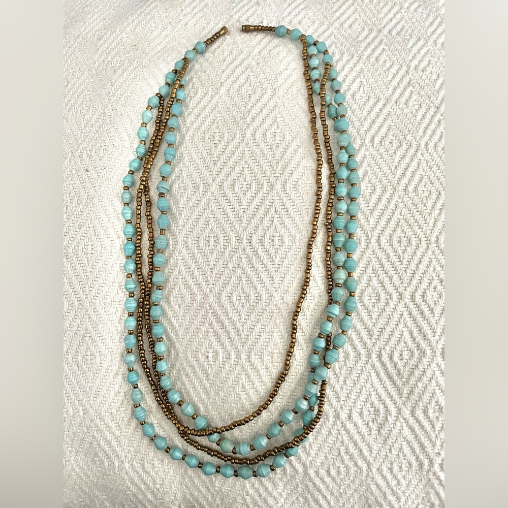 Handmade beaded necklace